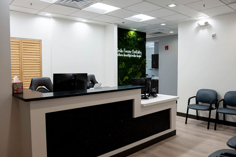 Reception desk